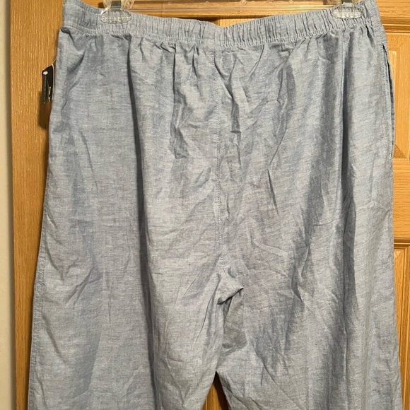 NWT Bailey's Point 100% Light Blue Linen Pants - Picture 10 of 10